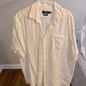Vineyard Vines - Linen Shirt - XL - White shirt